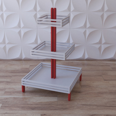 Стеллаж демонстрационный "Эйфелева башня" - «globural.ru» - Всеволожск