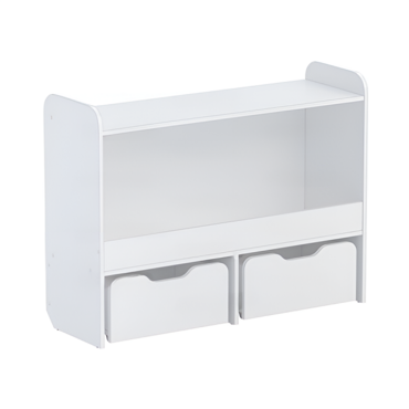 Стеллаж для игрушек и пособий "Росток 1" (белый) - «globural.ru» - Всеволожск