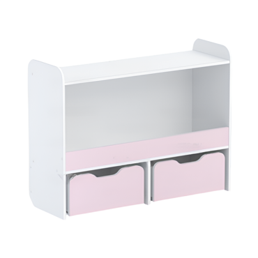 Стеллаж для игрушек и пособий "Росток 1" (белый/зефир) - «globural.ru» - Всеволожск