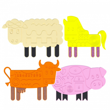 Набор тактильно-развивающих панелей «Ферма» - «globural.ru» - Всеволожск