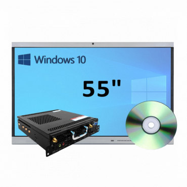 Интерактивная панель 55" (встроенный ПК, Win10) - «globural.ru» - Всеволожск