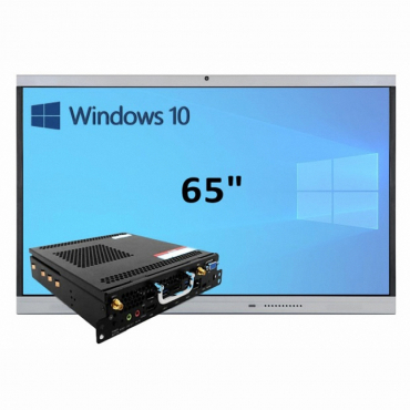Интерактивная панель 65" (встроенный ПК Win10, Intel i5) - «globural.ru» - Всеволожск