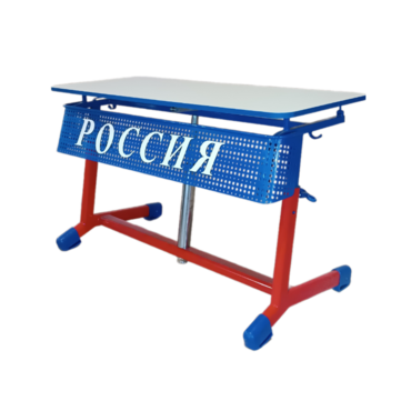Стол ученический двухместный "Патриот-2о" на газовом лифте (р.гр. № 3-7 и наклоном столешницы) - «globural.ru» - Всеволожск
