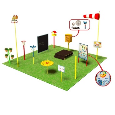 Метеорологическая площадка серия металлическая (комплект Стандарт без ограждения )    - «globural.ru» - Всеволожск